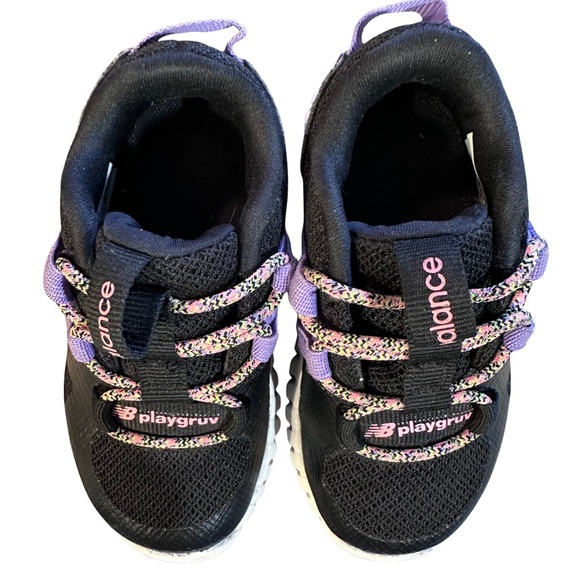 New Balance Kids Sneakers in Black and Purple - Picture 6 of 13